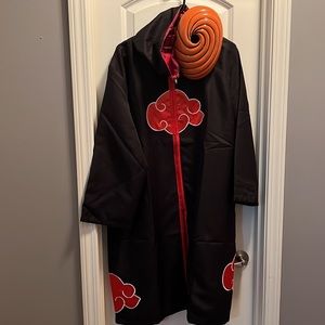 Naruto Costume with mask Size M Like New
